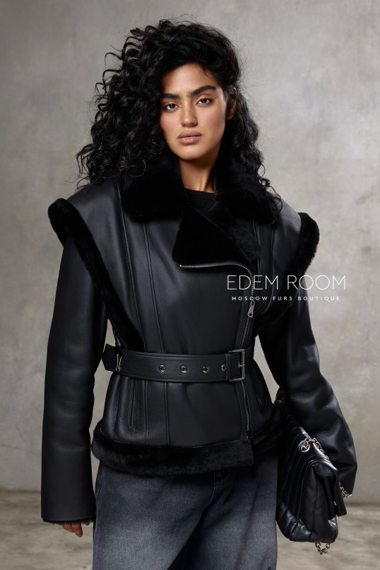 молодежная куртка - дублёнка 