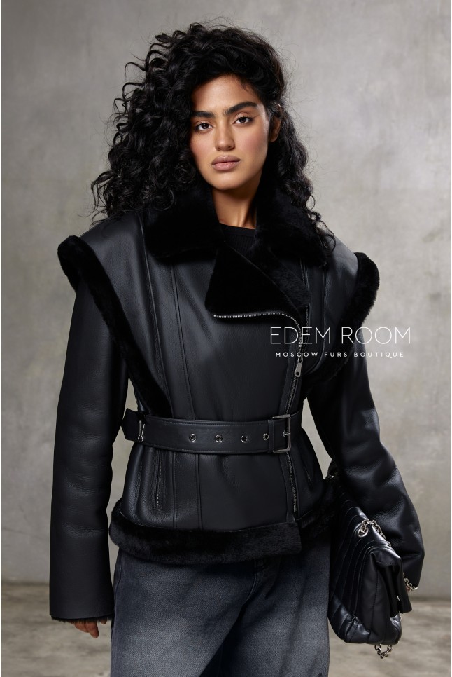 молодежная куртка - дублёнка 