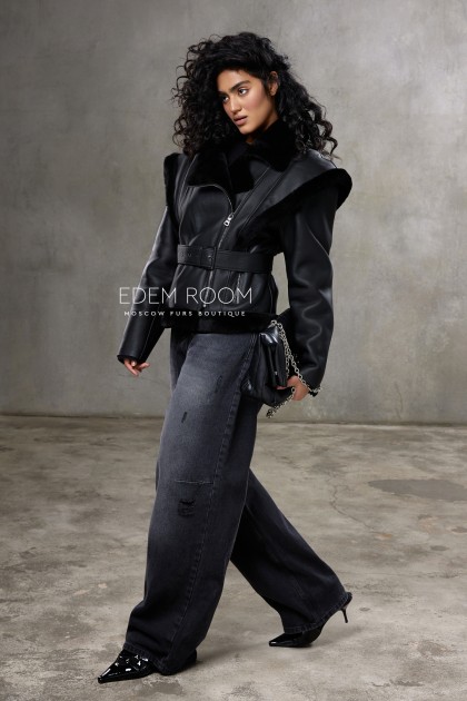 молодежная куртка - дублёнка 