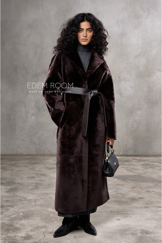 двухсторонняя шуба - дублёнка из мерино