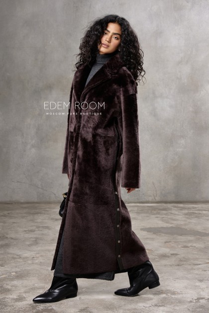 двухсторонняя шуба - дублёнка из мерино