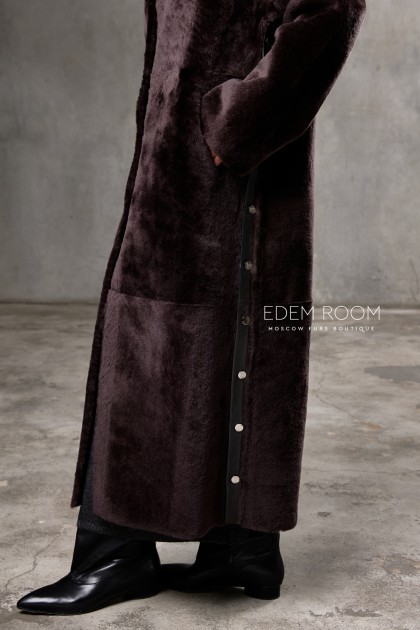 двухсторонняя шуба - дублёнка из мерино