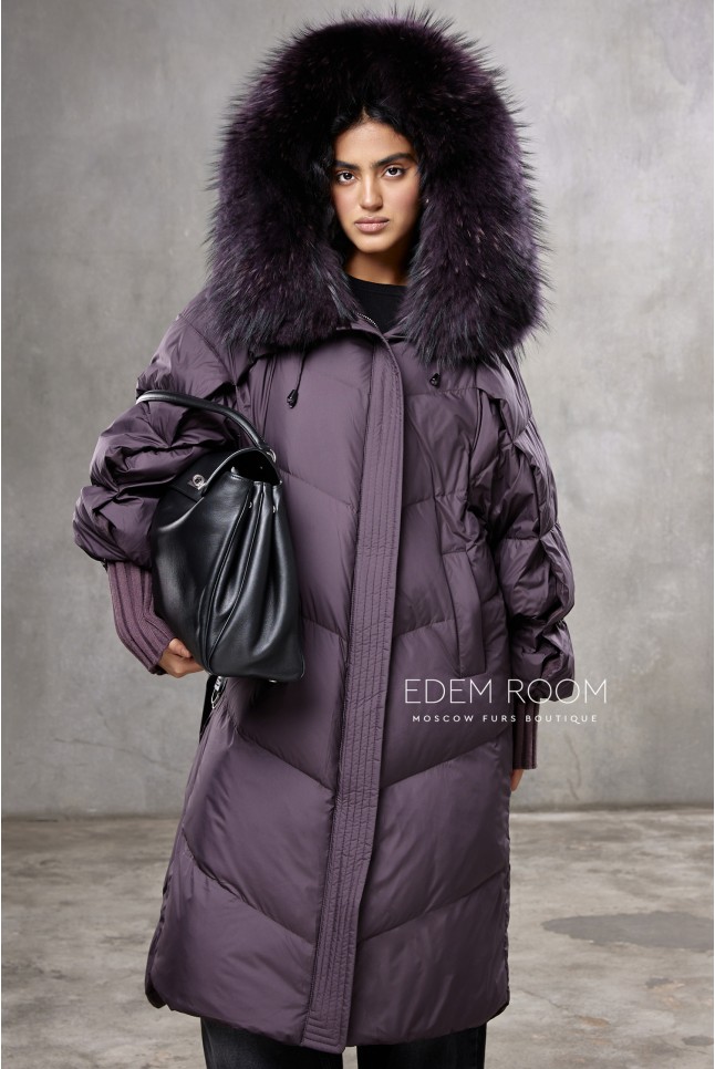 длинный пуховик с капюшоном длинный пуховик с капюшоном