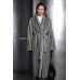 шуба - халат из эко норки