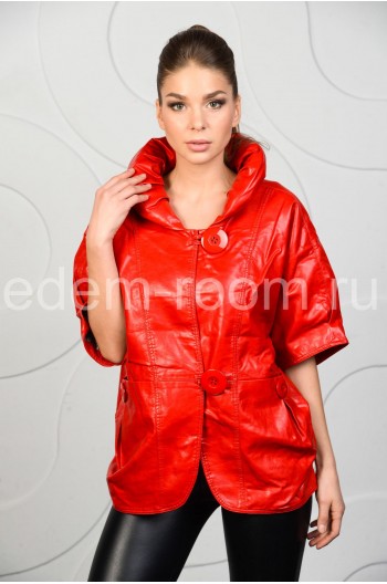Красная куртка для больших размеров