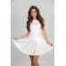 Белое платье BALMAIN