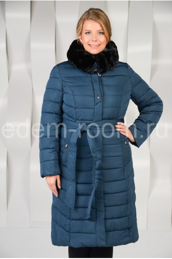 Женское зимнее пальто для больших размеров