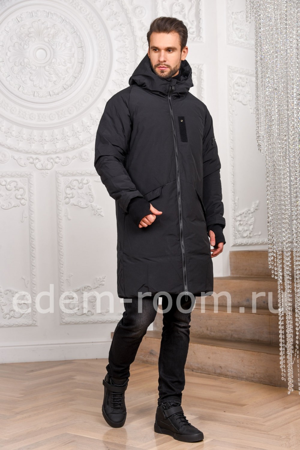 Мужской пуховик - пальто Boris Bidjan Saberi