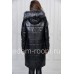 Женское кожаное пальто для зимы