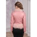 Куртка из эко-кожи розового цвета