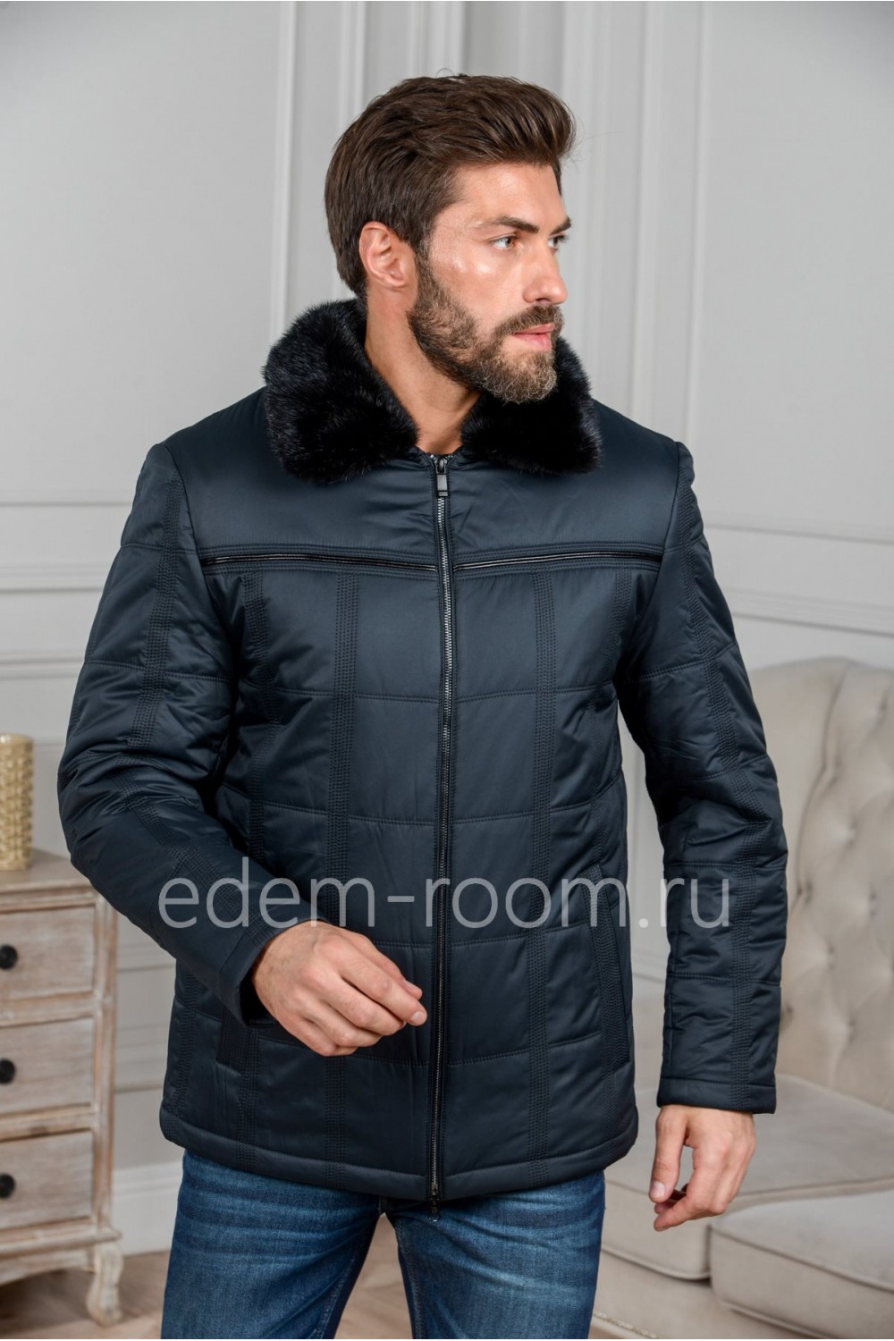 Тёплая мужская куртка