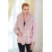 Розовая короткая куртка на био-пухе