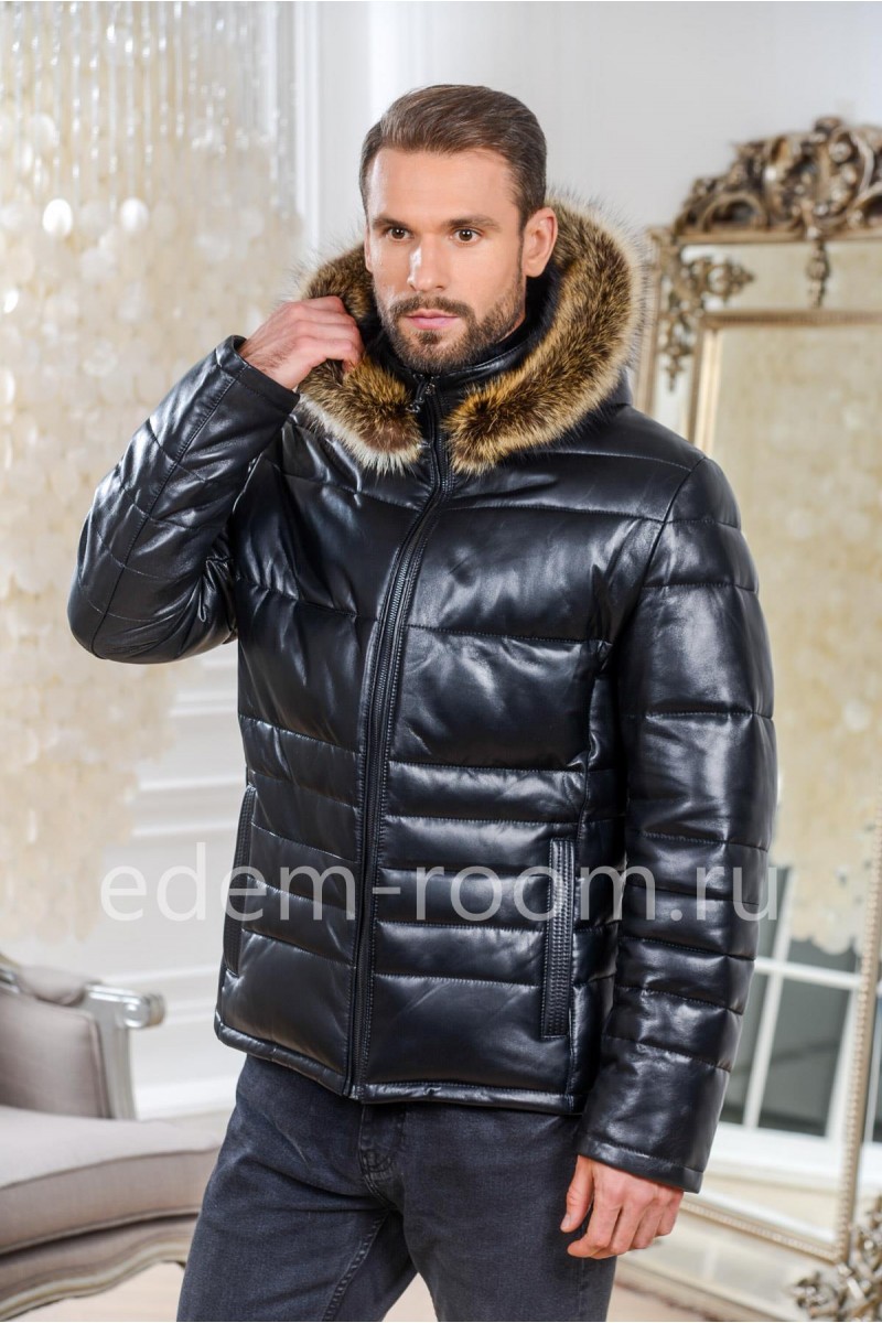 Куртка из натуральной кожи для зимы