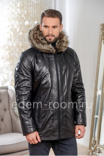 Кожаная куртка для зимы