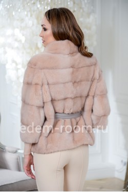 Автоледи из норки с поясом, короткая поперечка