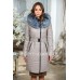 Женское пальто из эко-кожи для зимы