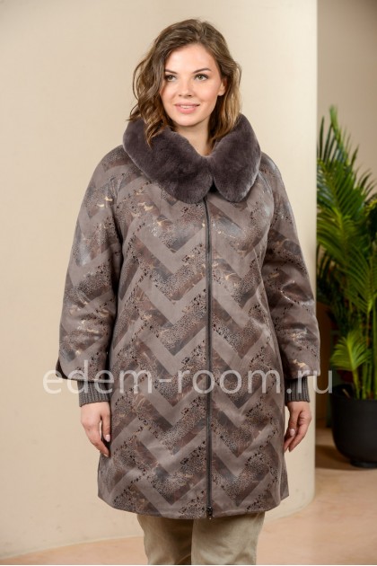 Утеплённая куртка на большие размеры