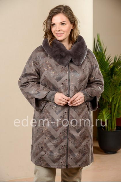 Утеплённая куртка на большие размеры