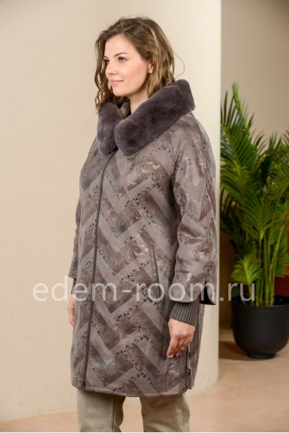 Утеплённая куртка на большие размеры