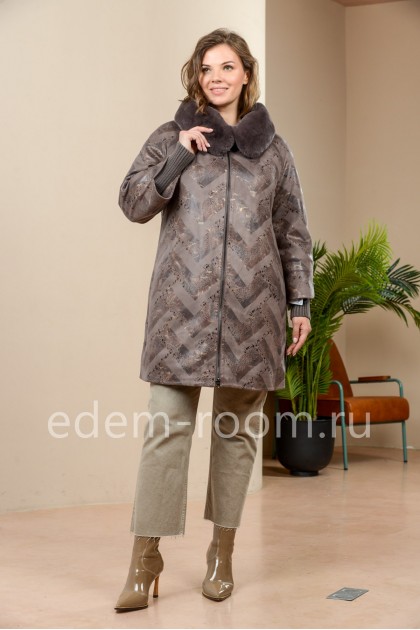 Утеплённая куртка на большие размеры