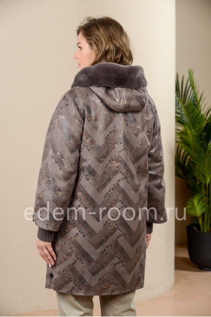 Утеплённая куртка на большие размеры