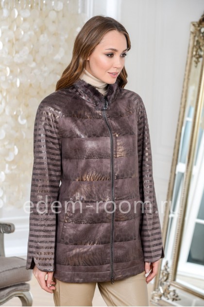 Куртка из эко-замши