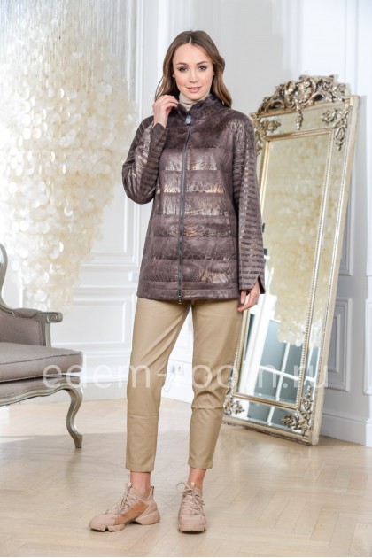 Куртка из эко-замши