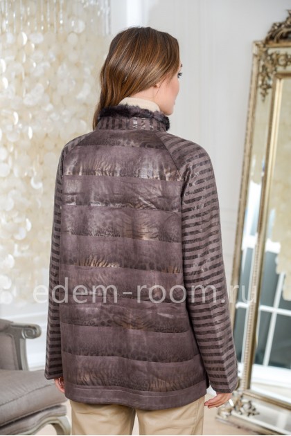 Куртка из эко-замши
