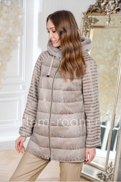 Женская куртка иэ эко-замши для весны