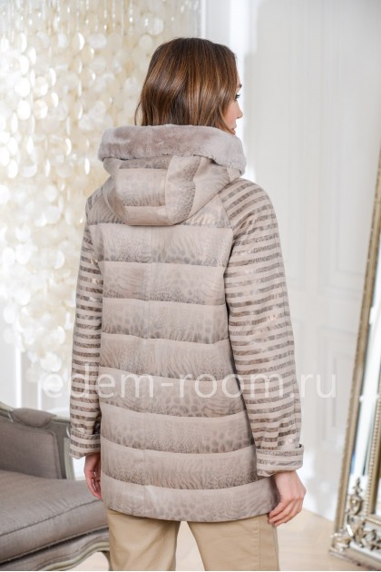 Женская куртка иэ эко-замши для весны