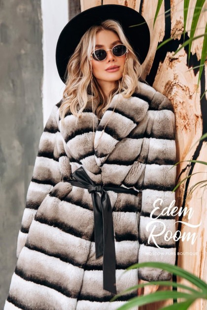 Шиншилловая шуба из орилага