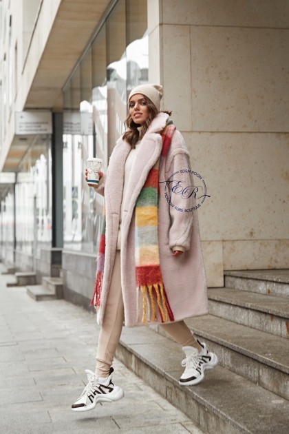 Шуба из овечьей шерсти TEDDY