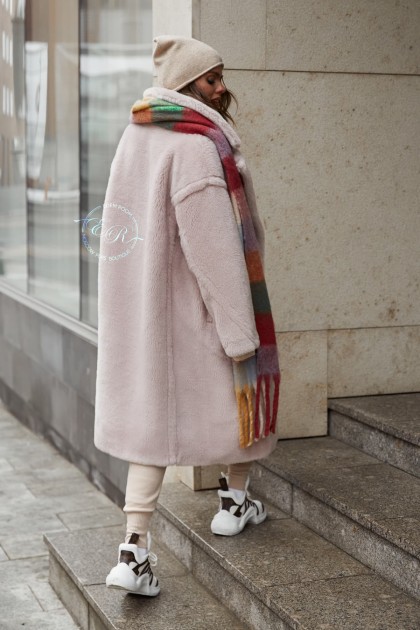 Шуба из овечьей шерсти TEDDY