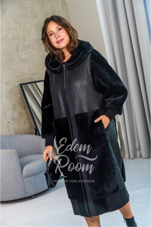 Итальянская дублёнка на большие размеры
