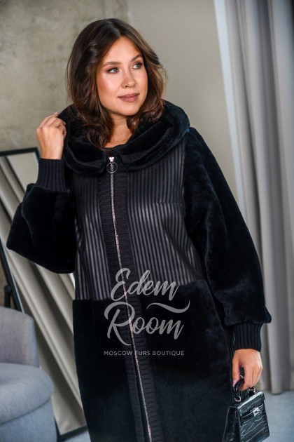 Итальянская дублёнка на большие размеры