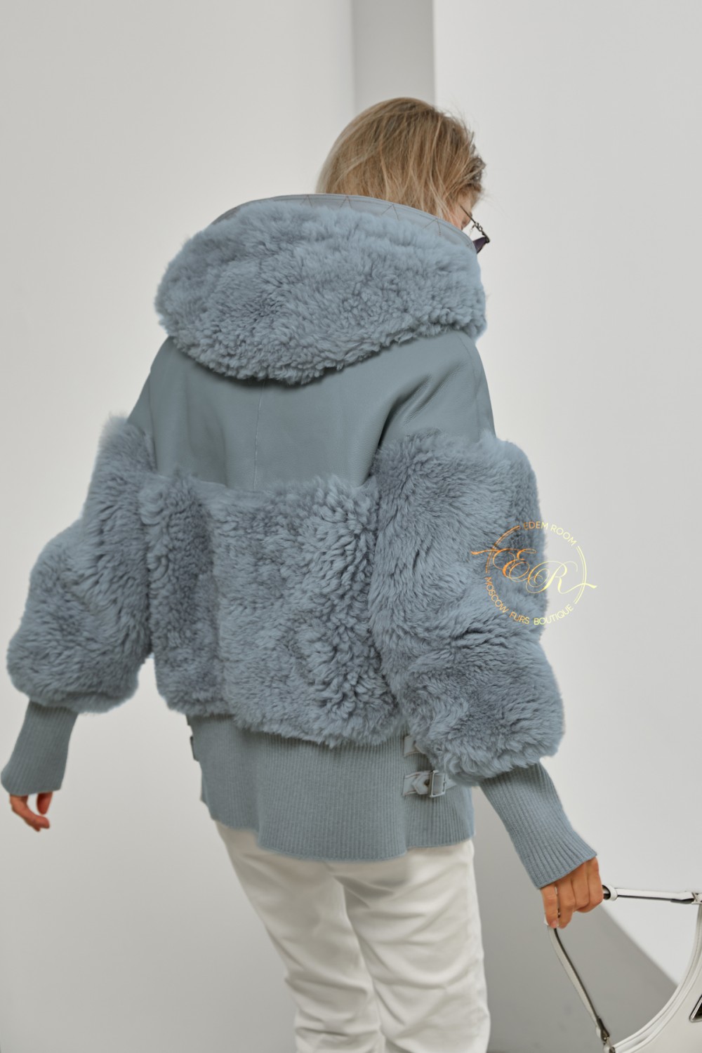 Дублёнка - куртка с мехом тиградо