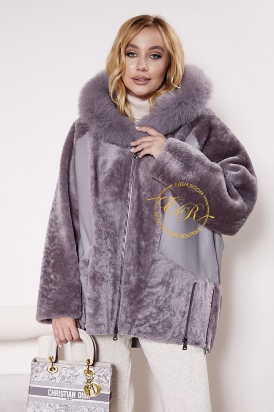 Куртка - дублёнка облегчённая