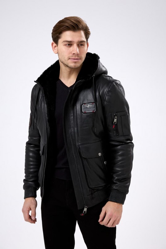 Дублёнка куртка с капюшоном на резинке Дублёнка куртка с капюшоном на резинке