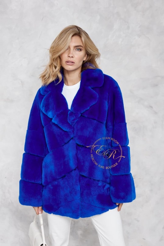 Автоледи из кролика в цвете электрик