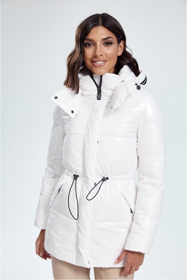 Белый пуховик - куртка