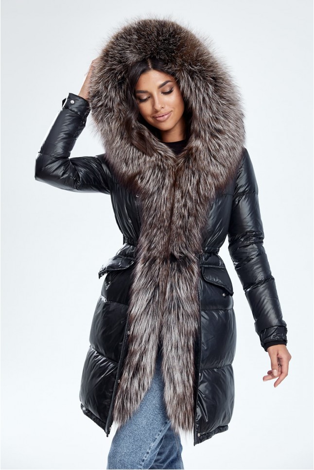 Облегчённая парка на пуху