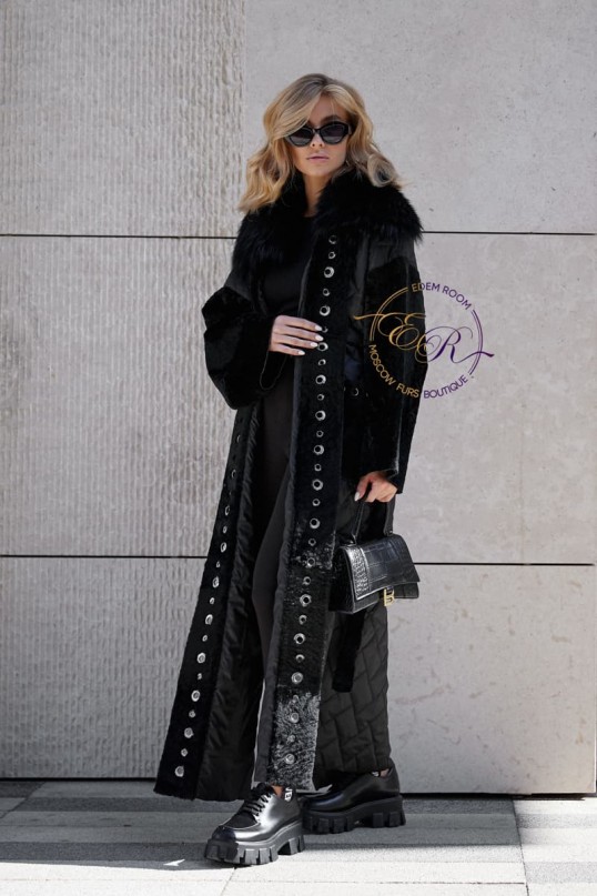 Эксклюзивное пальто - дублёнка Эксклюзивное пальто - дублёнка