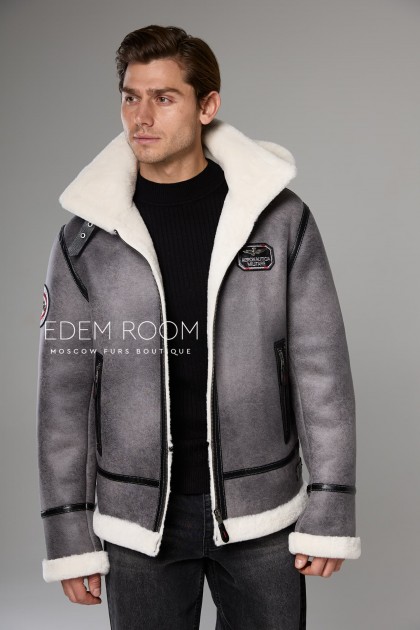 стильная дублёнка из искусственного меха стильная дублёнка из искусственного меха