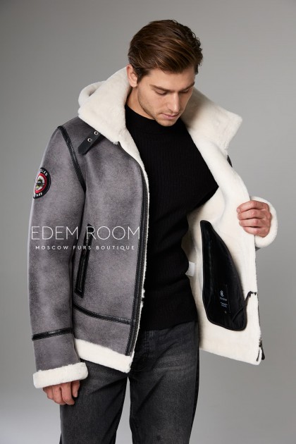 стильная дублёнка из искусственного меха стильная дублёнка из искусственного меха