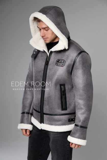 стильная дублёнка из искусственного меха стильная дублёнка из искусственного меха