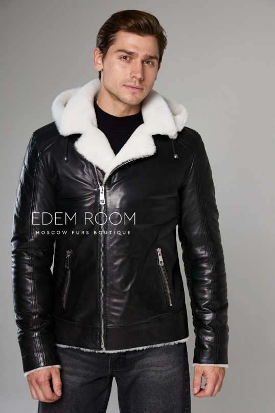 мужская куртка - дублёнка