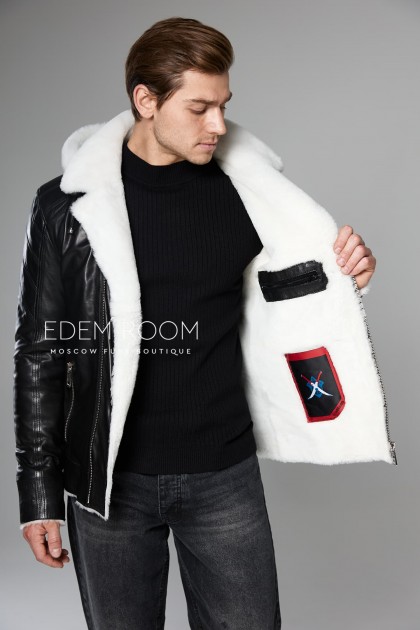 мужская куртка - дублёнка