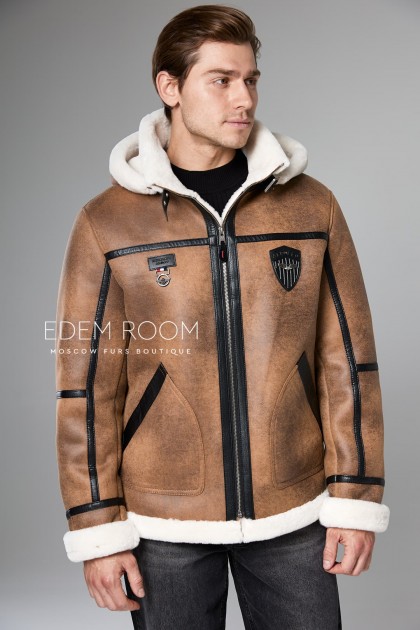 мужская куртка - дублёнка