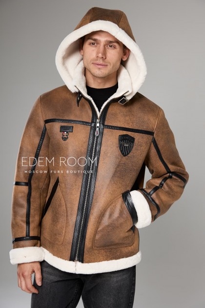 мужская куртка - дублёнка