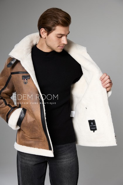 мужская куртка - дублёнка